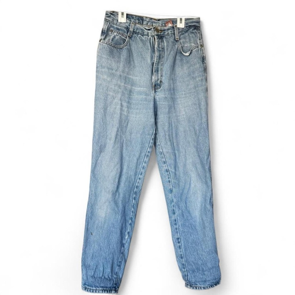 Vintage Gitano High Rise Mom Jeans - Blue Wash - 100% Cotton - Size 12 - Picture 5 of 8